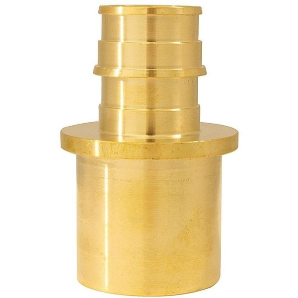 Apollo Valves ExpansionPEX Series Reducing Pipe Adapter, 34 x 1 in, Barb x Male Sweat, Brass EPXMS341